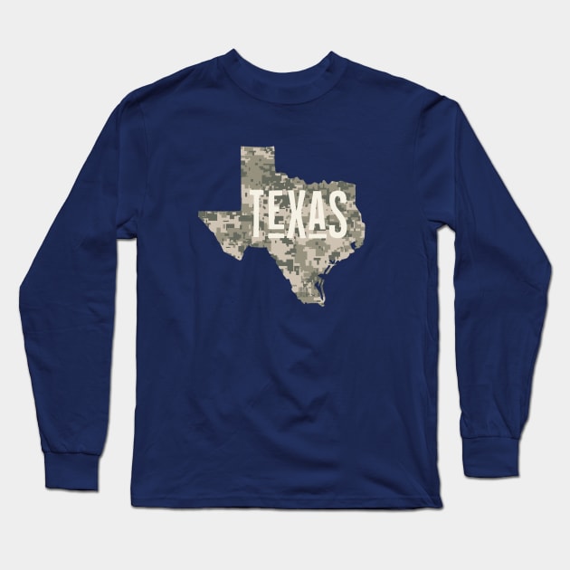 Texas Long Sleeve T-Shirt by Iron_and_Iron
